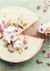 Rose Pistachio Baked Cheesecake