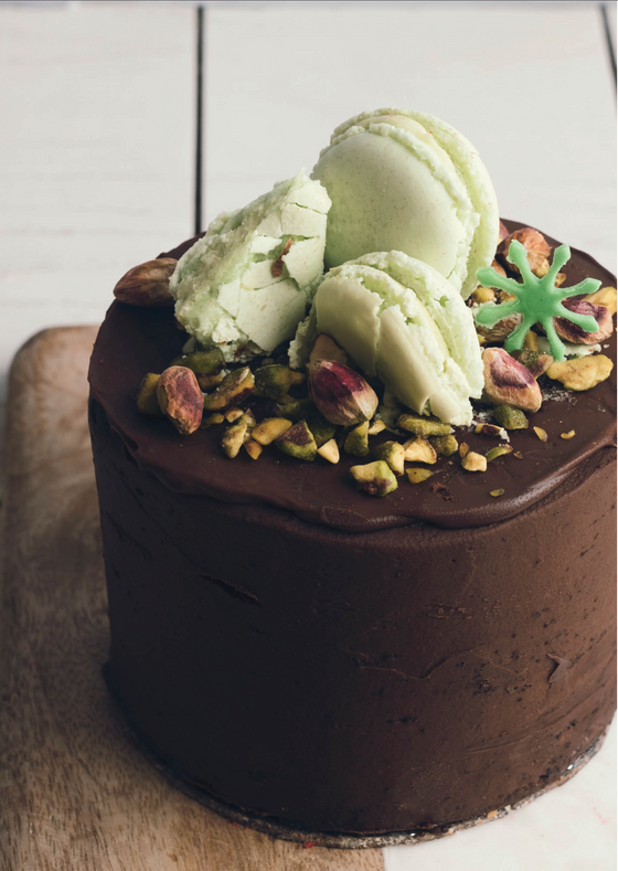 Chocolate Pistachio Cake